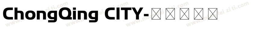 ChongQing CITY字体转换